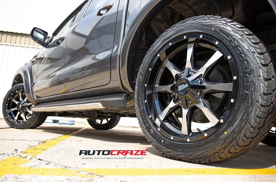 FORD RANGER MO995 GLOSS BLACK MACHINED